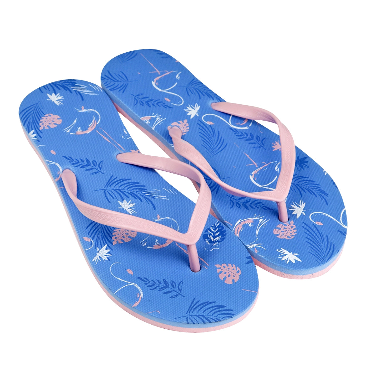 Sandalias con Diseño, Color Azul