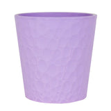 Maceta Textura Círculos, Color Morado, 13x12 cm