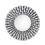 Set de 3 Espejos con Marco Cuadros, Color Plata y Negro