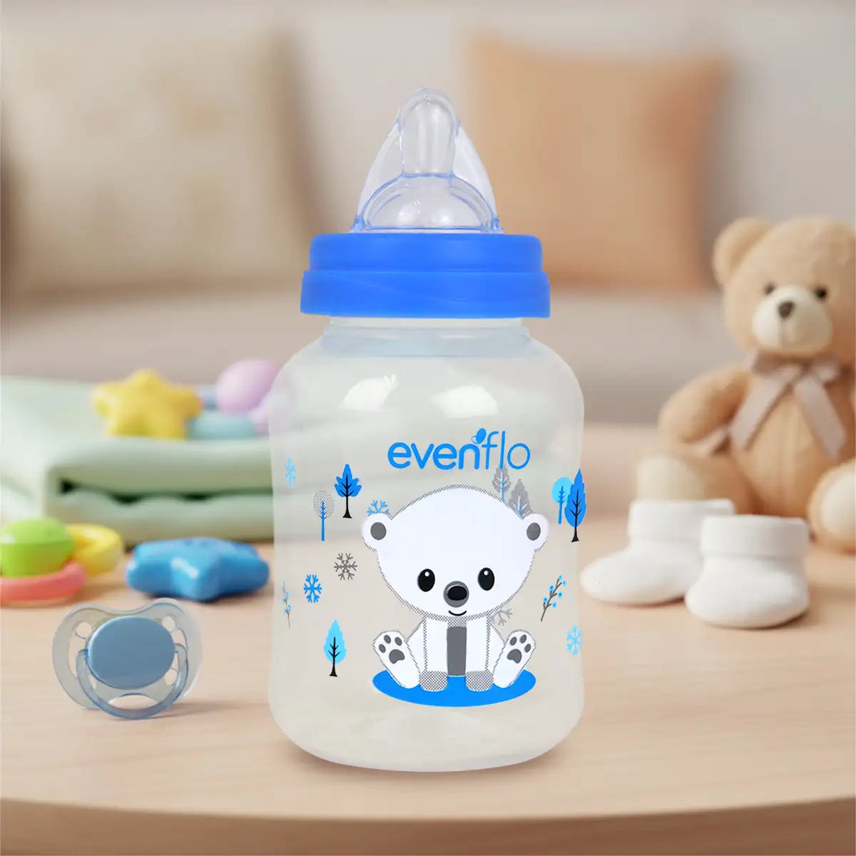 Biberón, Evenflo, Oso, 120 ml/4 oz