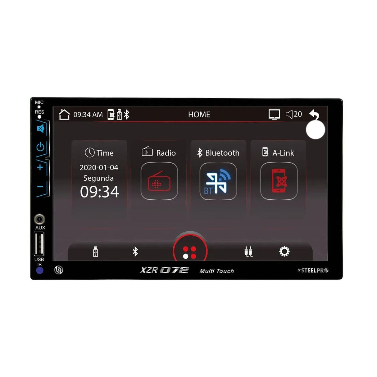 Autoestéreo Steelpro 7 Pulgadas con Pantalla Táctil XZR-072