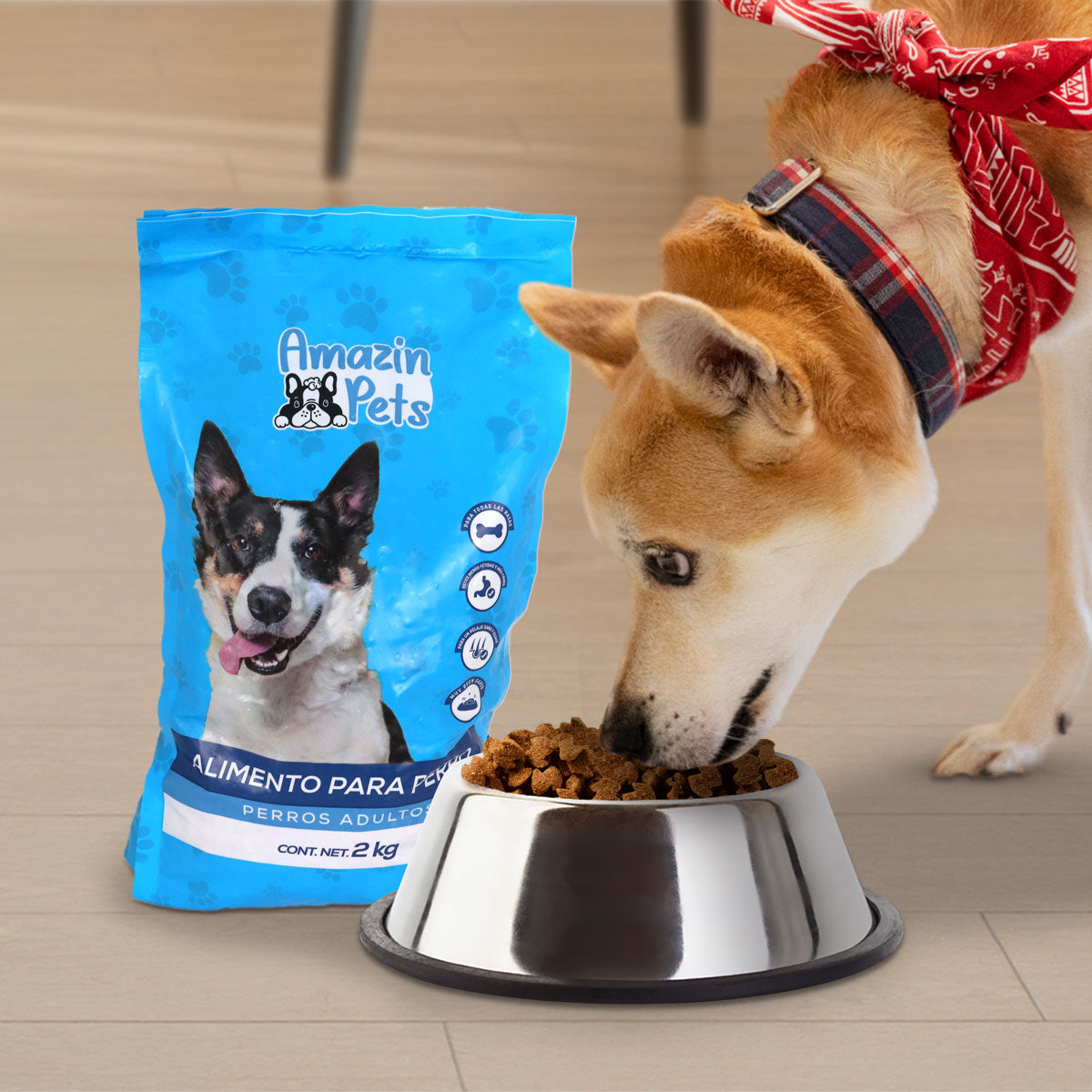 Alimento para Perro Adulto 2kg, Amazin Pets