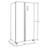 REFRIGERADOR WHIRLPOOL MOD. WD1600S 18P3 ACERO