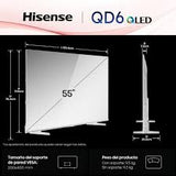 TELEVISOR MOD. 55QD6QV QLED VIDAA