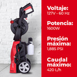 Hidrolavadora 1600W-1800psi, ENERGIZER