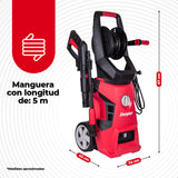 Hidrolavadora 1800W-2000psi, ENERGIZER