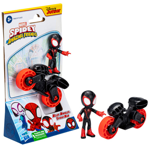 Hasbro, Figura de Acción de Spidey en Motocicleta