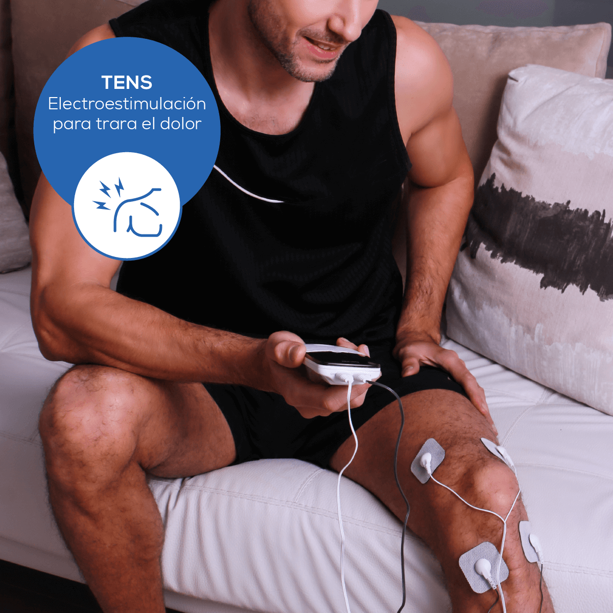 Electroestimulador EM49 con 2 canales y 64 programas – Marca Beurer