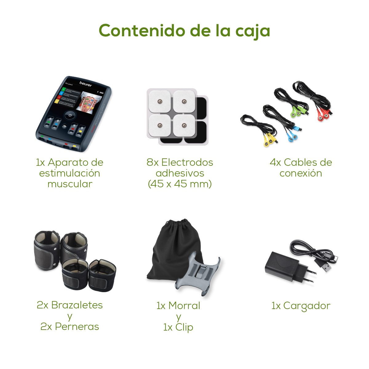 Electroestimulador Muscular EM95 Bluetooth para Tonificación / EM95 Marca beurer®