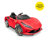 Carrito Ferrari Eléctrico color Rojo para Niños