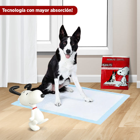 Tapete Entrenador para Mascotas Desechable Snoopy 12 piezas