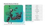 Bicicleta Eléctrica Kiwo Jy-001, color Rojo