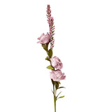 Rosa, Flores Artificiales, Color Lila, 3 pzas