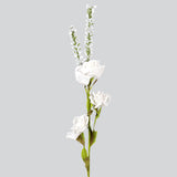 Rosa, Flores Artificiales, Color Blanco, 3 pzas