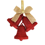 Decoración Colgante de Campanas, Color Rojo