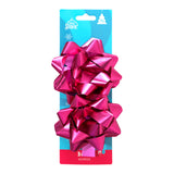 Moños para Regalo, 2 pzas, Color Fucsia
