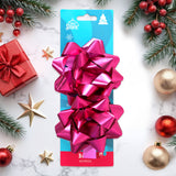 Moños para Regalo, 2 pzas, Color Fucsia