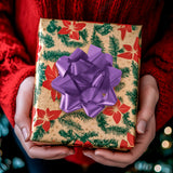 Moños para Regalo, 2 pzas, Color Lila