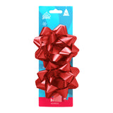 Moños para Regalo, 2 pzas, Color Rojo