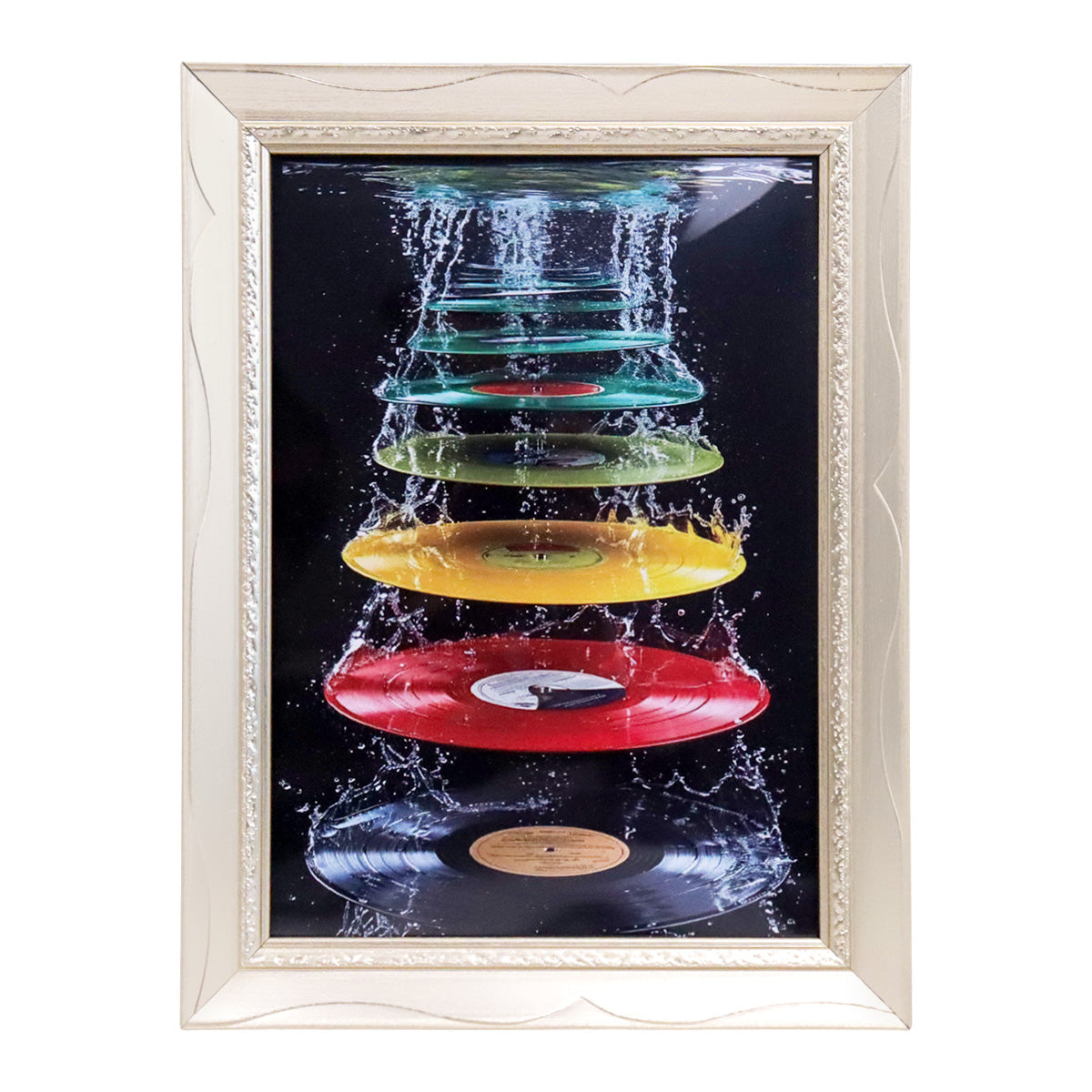 Portarretrato Vinilo, Color Dorado, 12x17cm