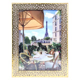 Portarretrato Eiffel, Color Dorado, 12x17cm