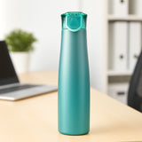Botella de Agua de Acero Inoxidable, Zak, Color Aguamarina, 590 ml