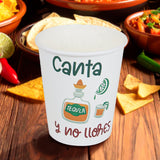 Canta y No Llores, Vasos de Cartón, 10 pzas