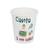 Canta y No Llores, Vasos de Cartón, 10 pzas