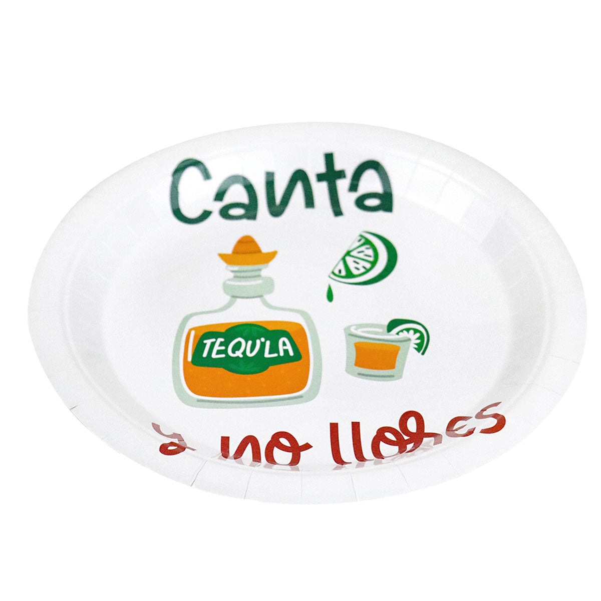 Canta y No Llores, Platos de Cartón, 8 pzas