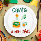 Canta y No Llores, Platos de Cartón, 8 pzas
