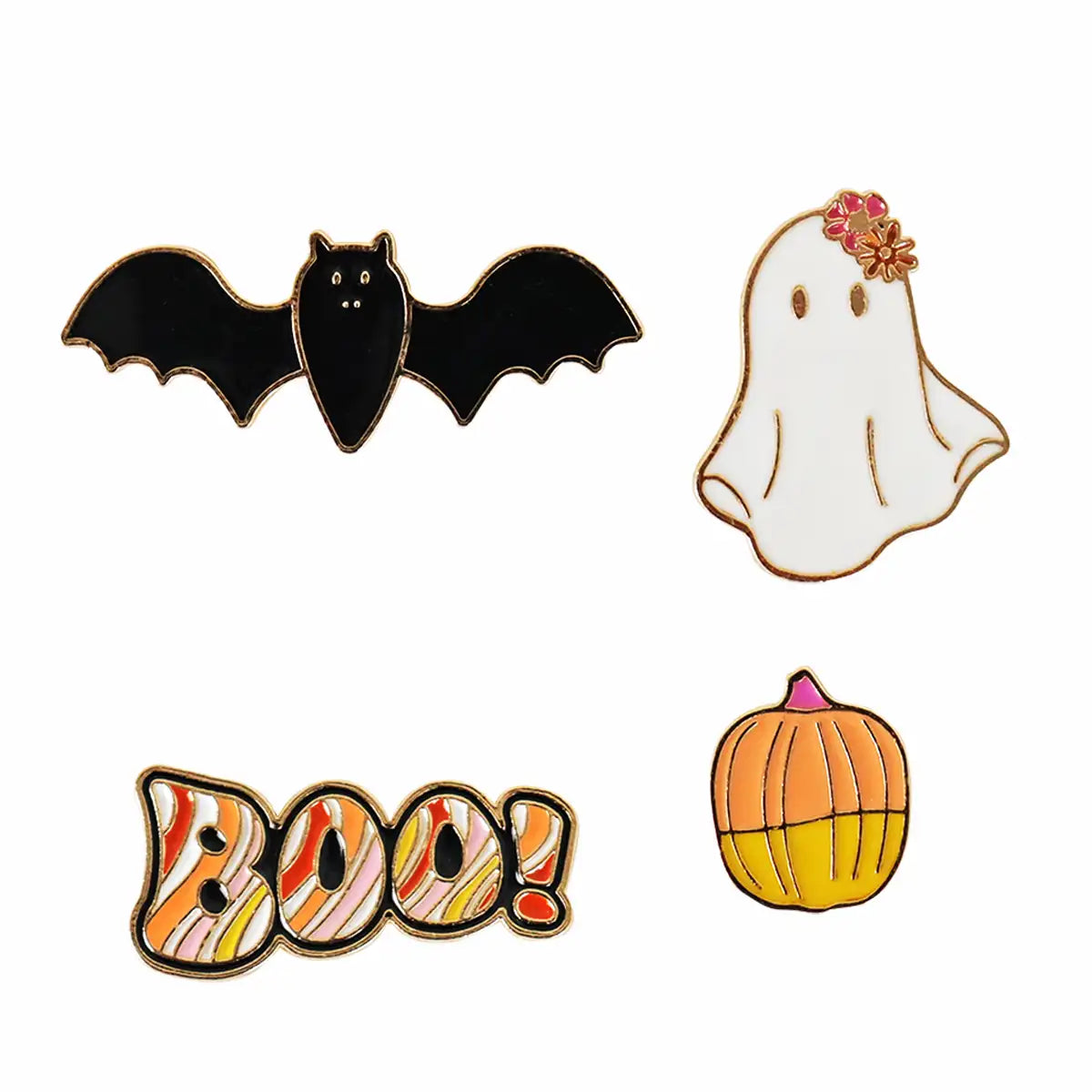 Boo, Pin Halloween, 4 pzas