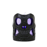 Calavera de Plástico, Vela, Color Negro