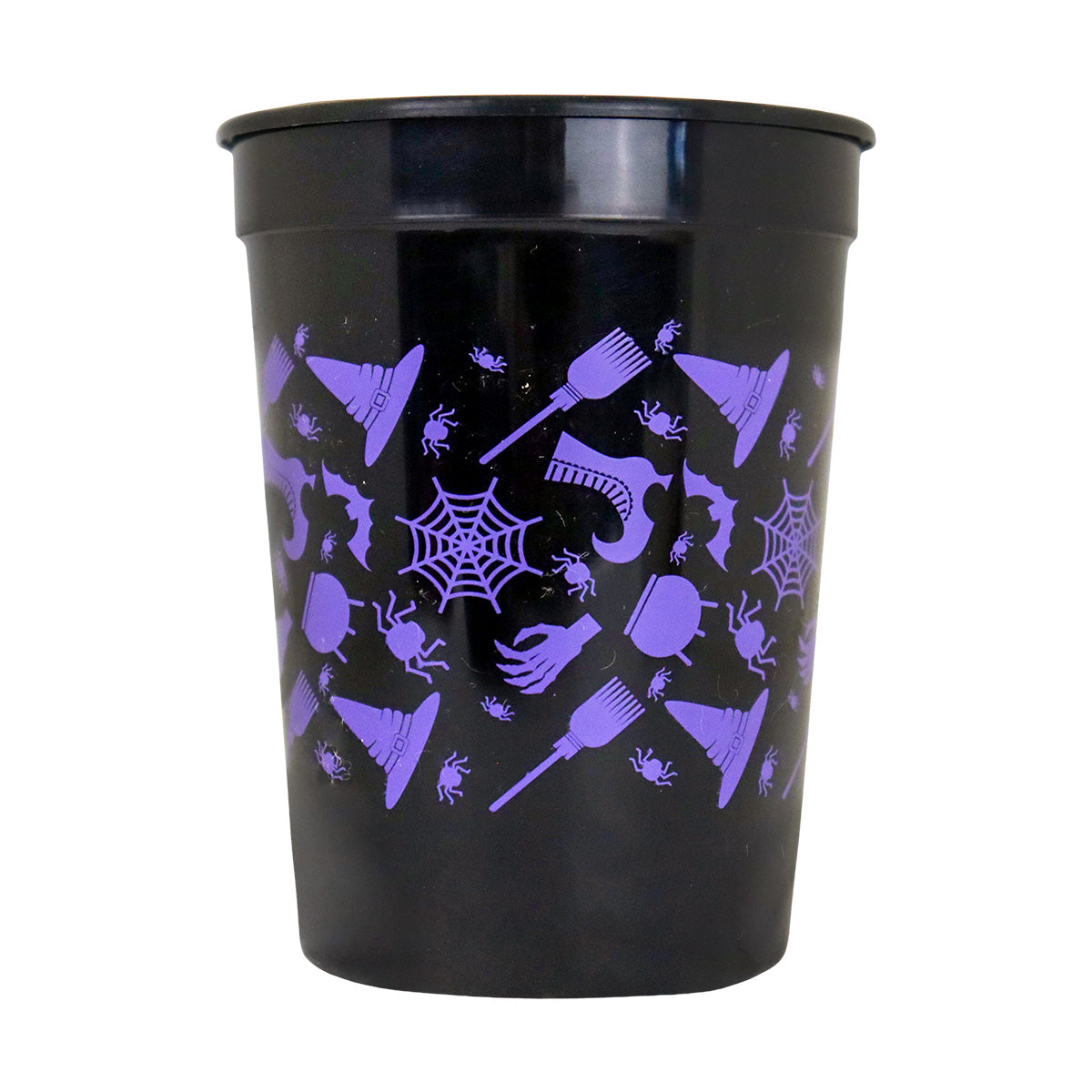Set de Vasos de Halloween, Color Negro y Morado, 5 pzas