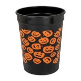 Set de Vasos de Halloween, Color Negro y Naranja, 5 pzas