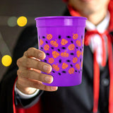 Set de Vasos de Halloween, Color Morado, 5 pzas