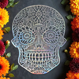 Calavera Tornasol, Mantel Individual