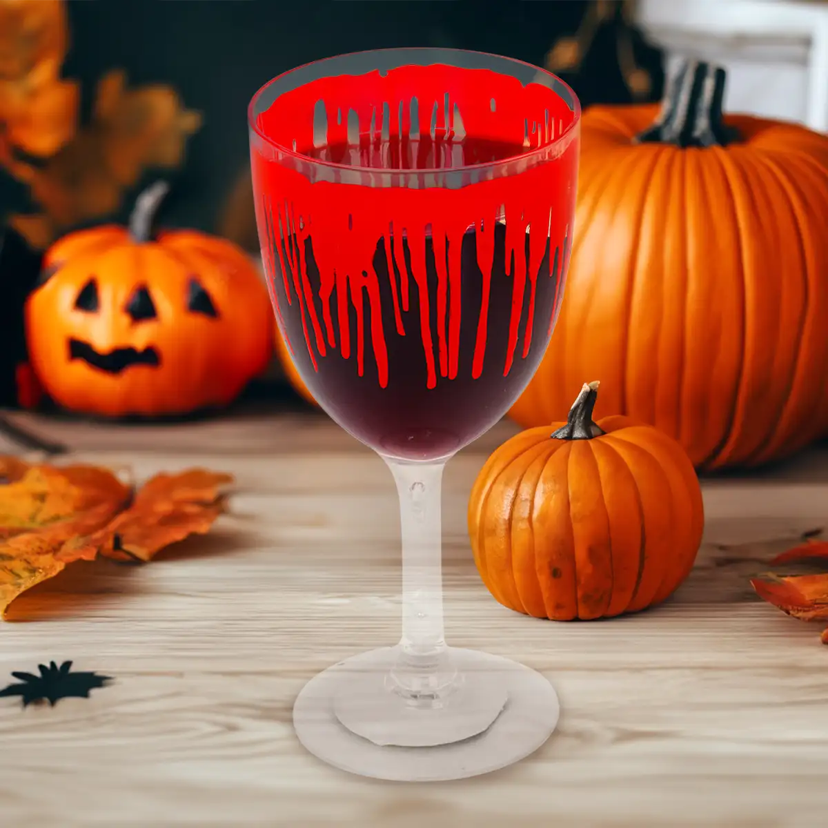 Copa con Sangre Falsa, Halloween