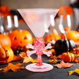 Copa de Martini con Diseño de Calavera, Halloween