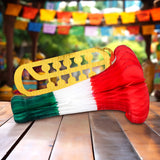 Trompeta Decorativa de Papel para Fiestas Patrias