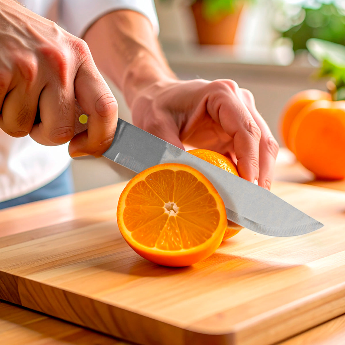 Cuchillo de Cocina, Mango Madera