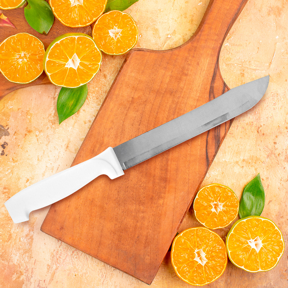Cuchillo de Cocina, Mango Blanco