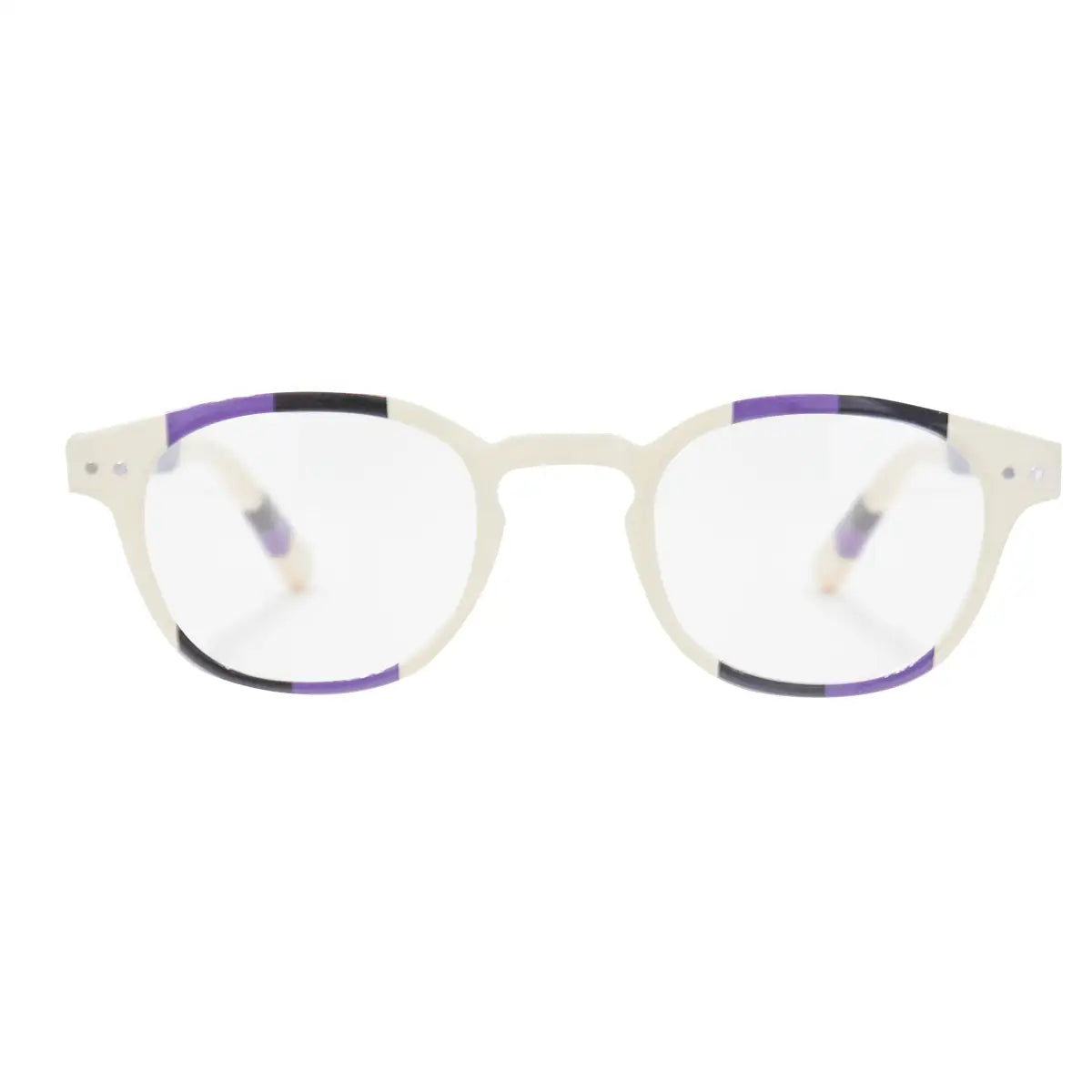Lentes de Lectura con Estuche, Color Beige y Negro, +2.00