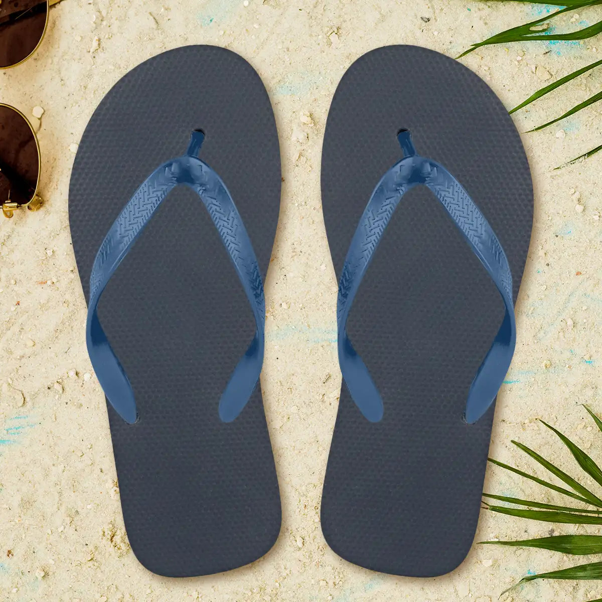 Sandalias, Caballero, Color Azul y Negro