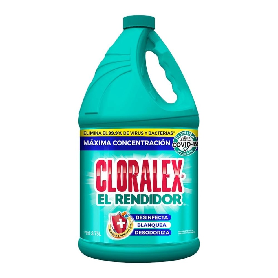 Blanqueador Desinfectante Cloralex, 3.75 L