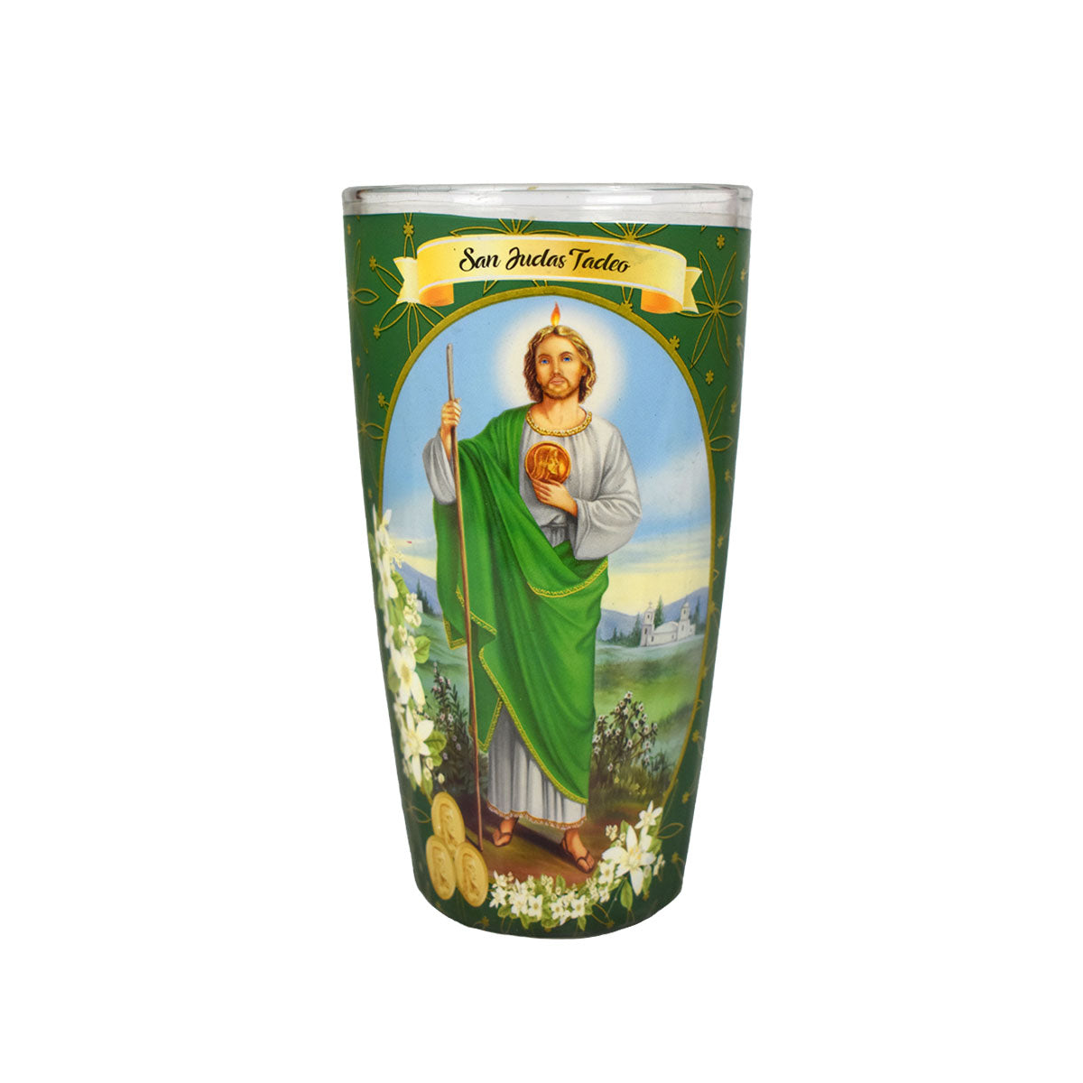 Vaso Religioso con Figura de San Judas Tadeo