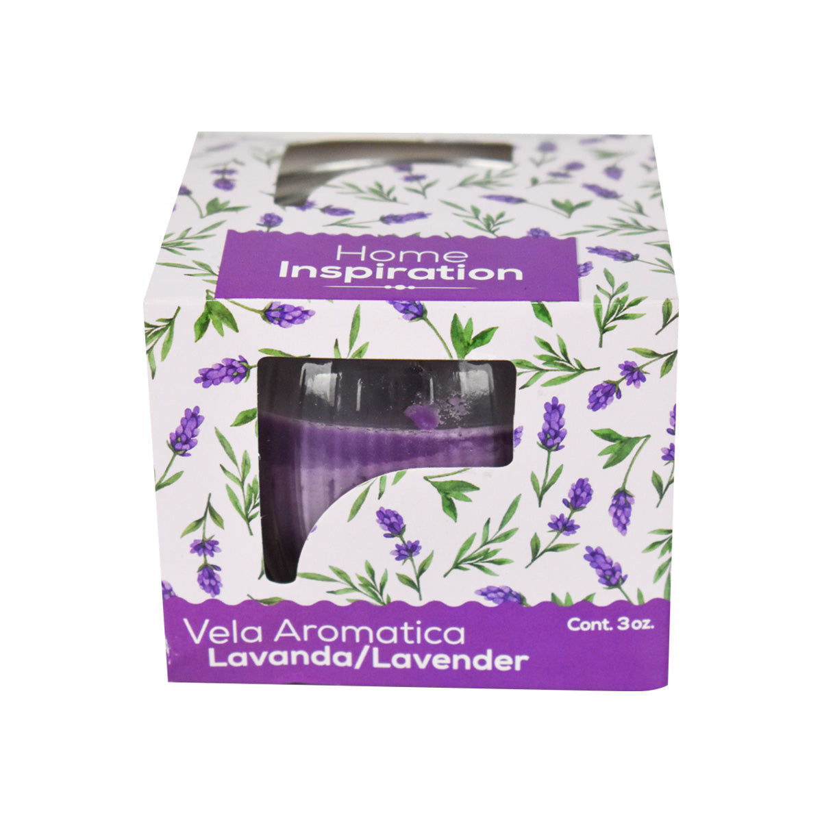 Vela con Aroma a Lavanda