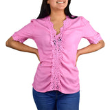 Blusa Casual para Dama Rosa