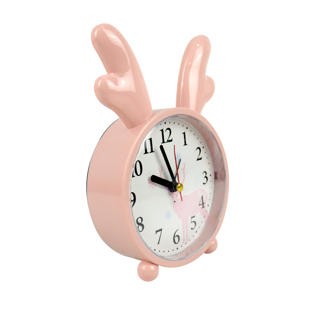 Reloj Decorativo con Diseño de Alce, color Rosa