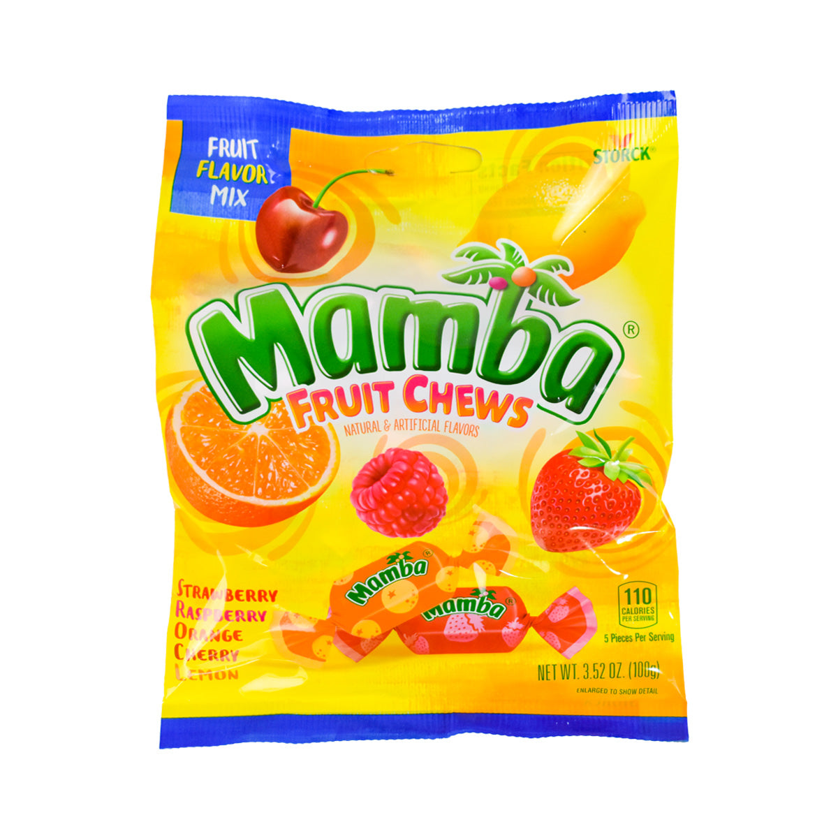 Mamba Fruit Chews 3.52oz Bag