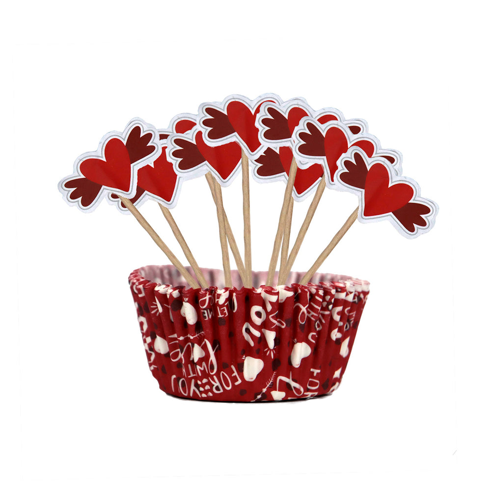 Encantador Set de 24 Capacillos para Cupcake